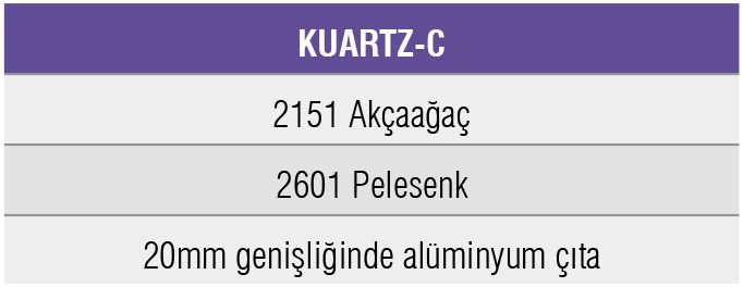 KUARTZ-C -Pelilam Laminat Kaplama