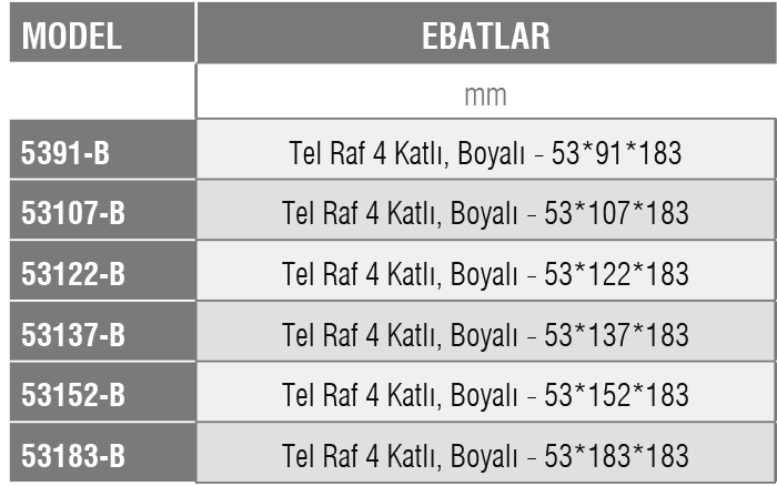 53-ANT-Tel istif rafı /ANTİBAKTERİYEL