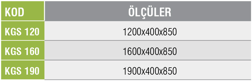 KGS – Garson Bankosu / Sıcak Dolaplı