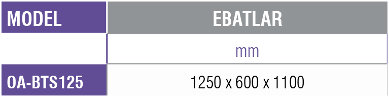 OA-BTS125 -Boş Toplama Arabası